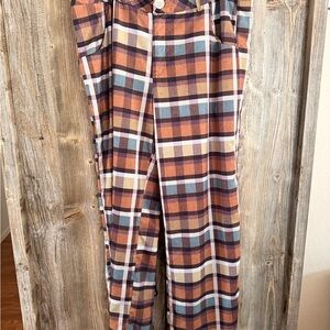 Plaid Multicolor Pants
